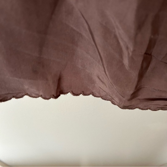 Lerario Beatriz 100% silk taupe romper 10 - Picture 7 of 12